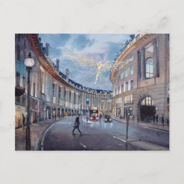 Carte Postale Regent Street, Londres (Devant)