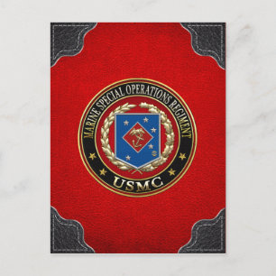 Carte Postale Régiment d'opérations spéciales marines (MSOR) [3D