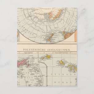 Carte Postale Région sub-polaire et Polynésie