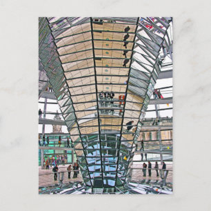 Carte Postale Reichstag / Bundestag, Intérieur, Berlin(r37pst)