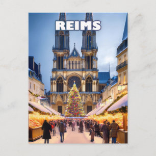 Carte Postale Reims Christmas Elegance