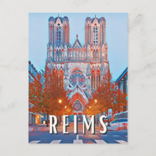 Carte Postale Reims Photo Vintage