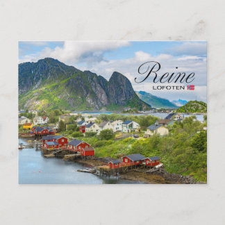 Carte Postale Reine auf den Lofoten