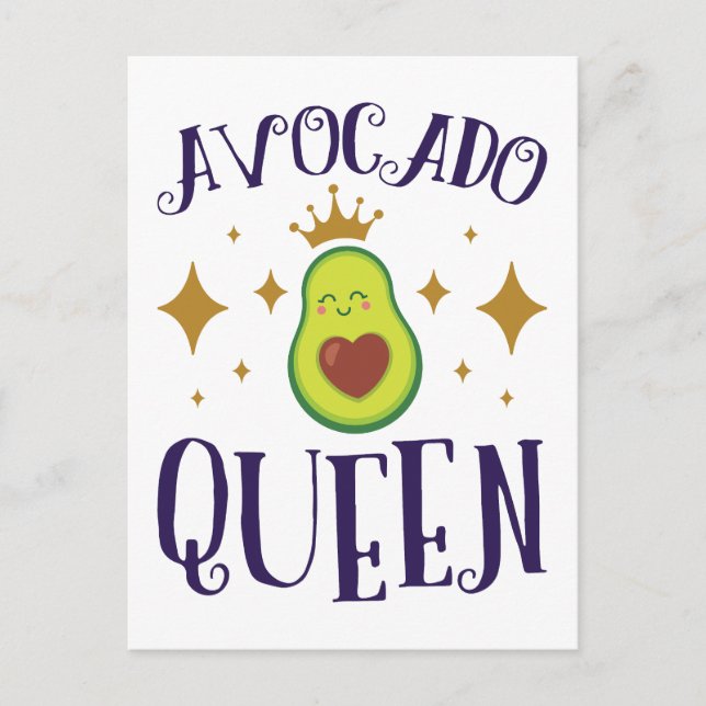 Carte Postale Reine Avocado (Devant)