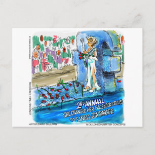 Carte Postale Reine de beauté cyber drôles de cadeaux T-shirts C