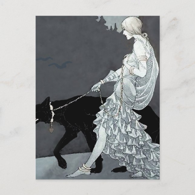 Carte Postale "Reine de la nuit" par Marjorie Miller (Devant)