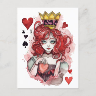 Carte Postale ❤️ Reine des Coeurs ❤️