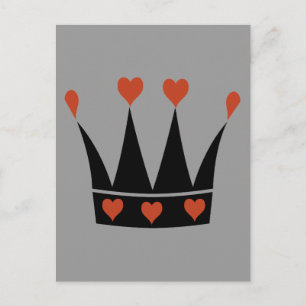 Carte Postale Reine des Coeurs