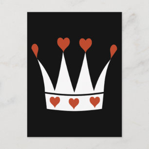 Carte Postale Reine des Coeurs