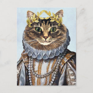 Carte Postale Reine du chat 2