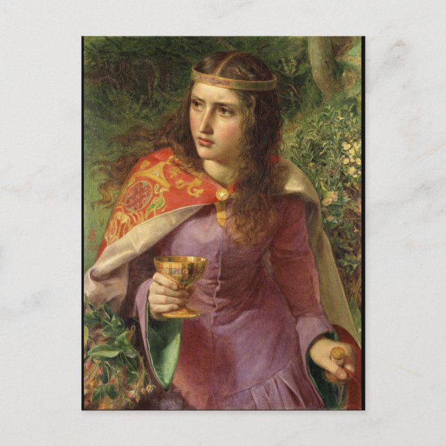 Carte Postale Reine Eleanor, c. 1858 par Frederick Sandys (Devant)