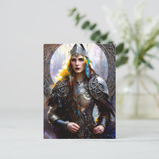 Carte Postale reine guerrière celte
