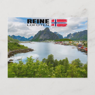 Carte Postale Reine sur les Lofoten