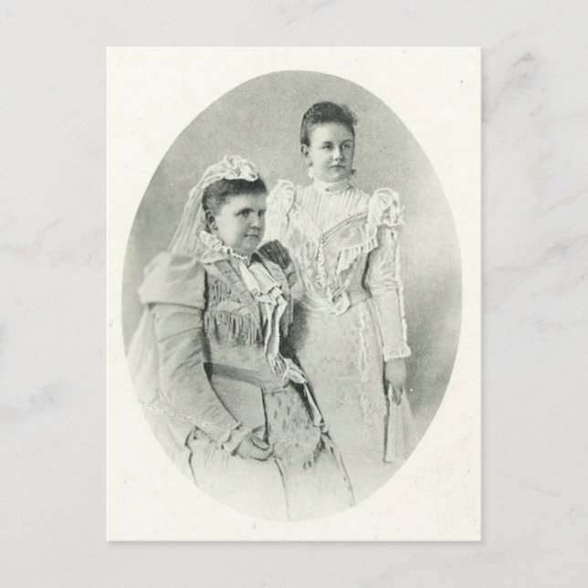 Carte Postale Reine Wilhelmina & Emma du Pays-Bas #002NL (Devant)