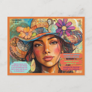 Carte postale Rejoice Toujours 1 Thessaloniciens 5
