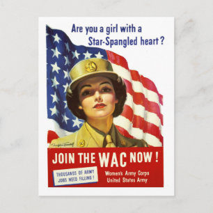 Carte Postale Rejoignez l'ACC maintenant ! Poster de guerre