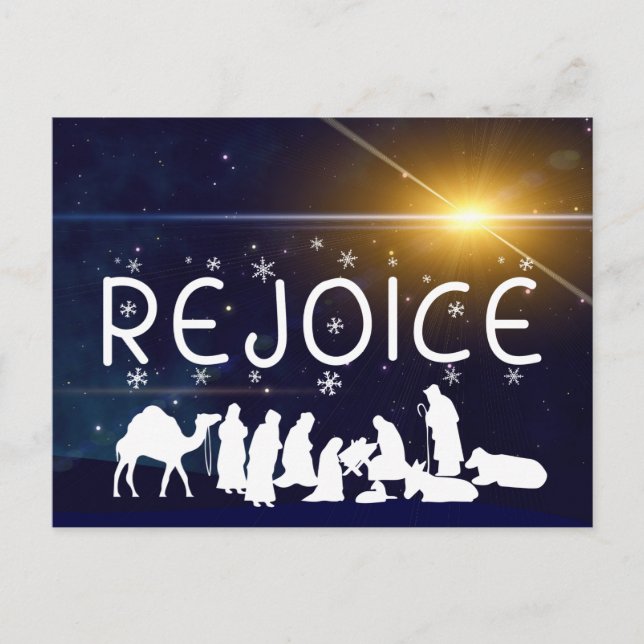 Carte Postale REJOIR Nativité de Noël (Devant)