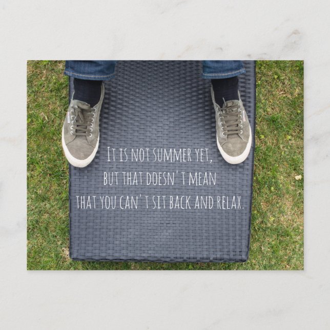 Carte Postale Relax (Devant)