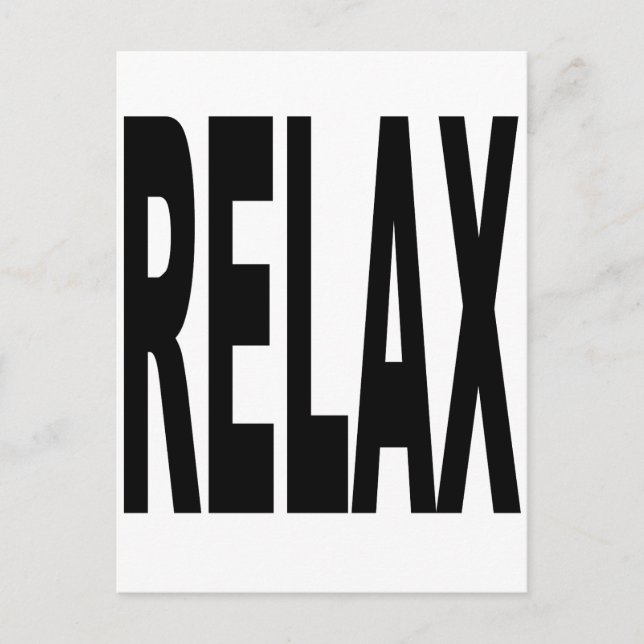 Carte Postale Relax (Devant)