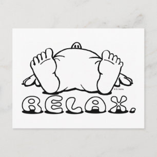 Carte Postale Relax Postcard