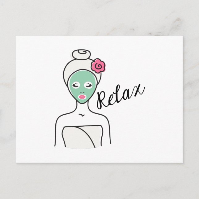 Carte Postale Relax Spa Beauté (Devant)