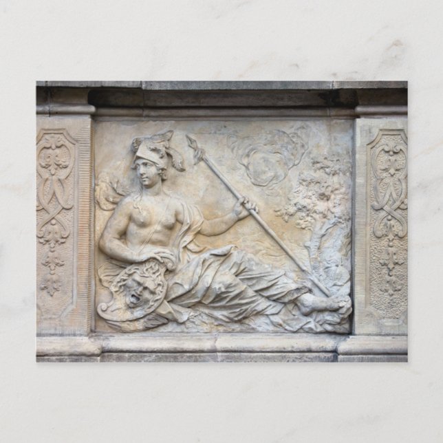Carte Postale Relief d'Athena (Devant)