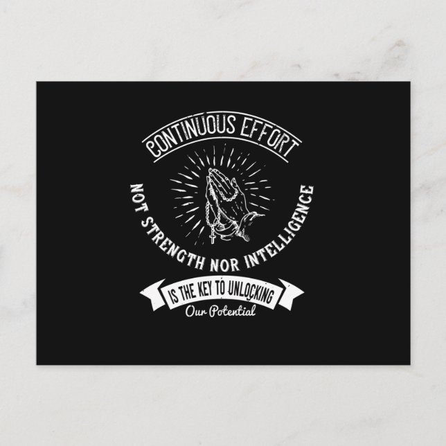 Carte Postale Religion - La Clé Pour Libérer Notre Potentiel (Devant)
