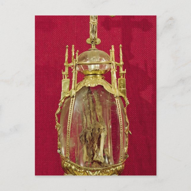 Carte Postale Reliquaire contenant la main de St. Attalia (Devant)