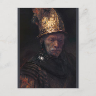 Carte Postale Rembrandt Man avec le casque d'or CC0736