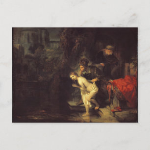 Carte Postale Rembrandt Susanna et les Anciens