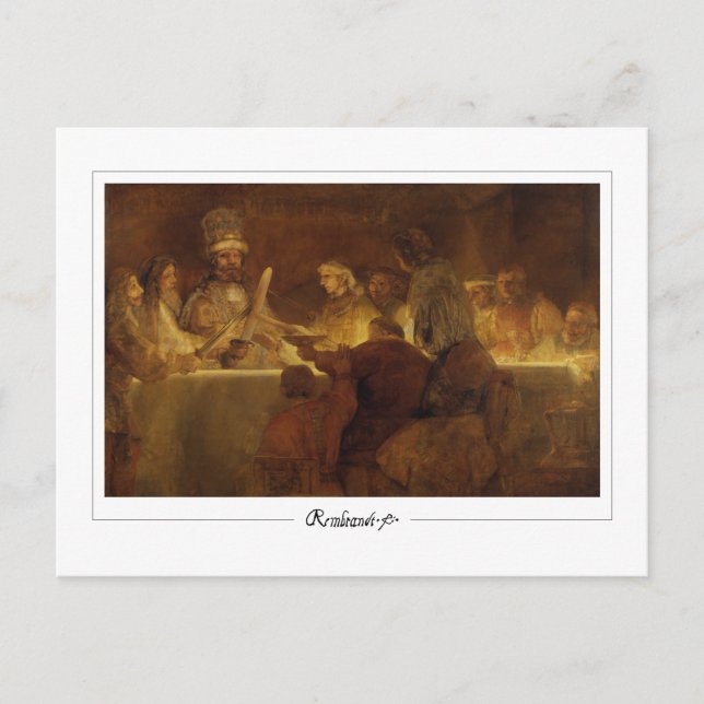 Carte Postale Rembrandt van Rijn #615 - Beaux Arts (Devant)