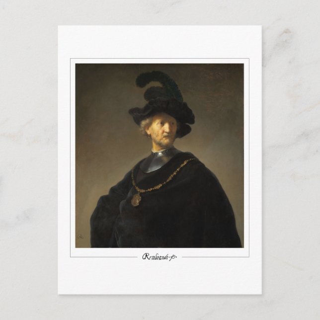 Carte Postale Rembrandt van Rijn #713 - Beaux Arts (Devant)