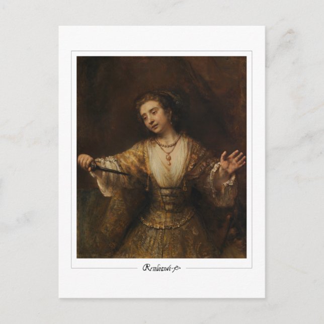 Carte Postale Rembrandt van Rijn #717 - Beaux Arts (Devant)