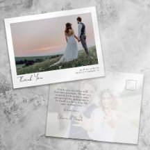 Remerciement de mariage de calligraphie de photo 2