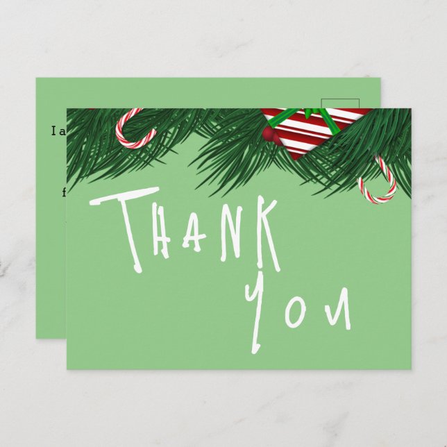 Carte Postale Remerciement pour un restaurant  (Devant / Derrière)