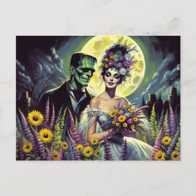 Carte Postale Remerciements de mariage (Devant)