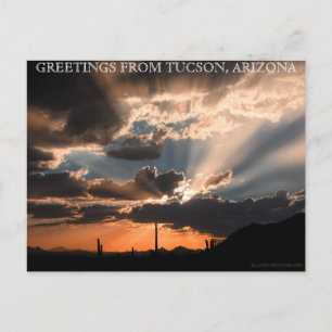 CARTE POSTALE REMERCIEMENTS DE TUCSON, ARIZONA