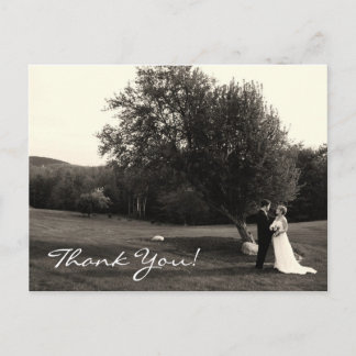 Carte Postale Remerciements pour mariage