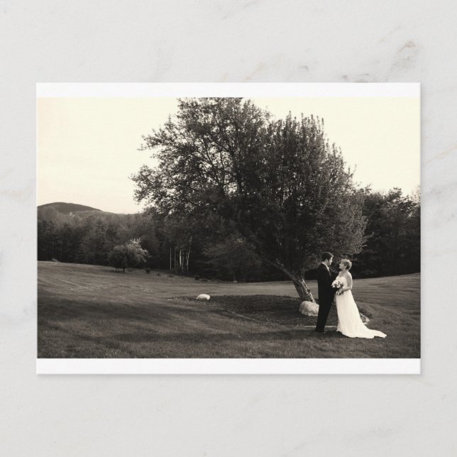 Carte Postale Remerciements pour mariage (Devant)