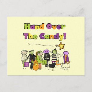 Carte Postale Remettez-vous les bonbons, les t-shirts et les cad