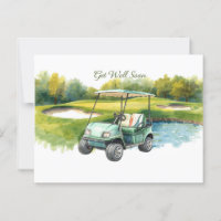 Remettez-vous vite avec Golf Cart sur le vert