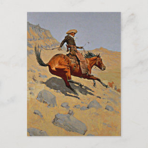 Carte Postale Remington - The Cowboy, 1902