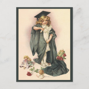 Carte Postale Remise de diplômes vintage, félicitations aux dipl