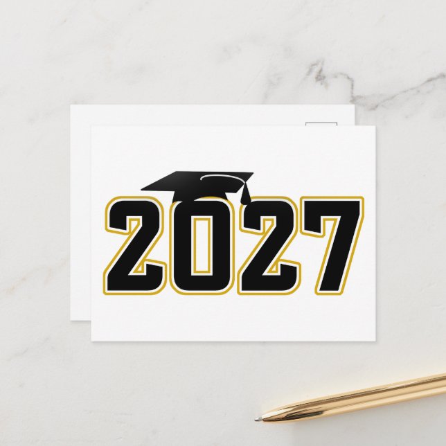 Carte Postale Remise des diplômes de la promotion 2027 de Letter (Devant/Arrière en situation)