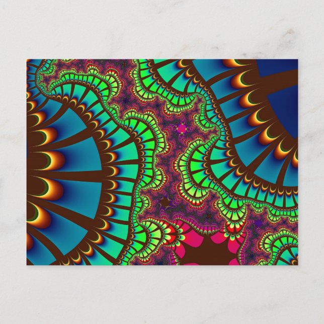 Carte Postale Remix arc-en-ciel d'automne (Devant)