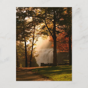Carte Postale Remorque Autums Waterfall