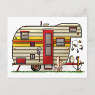 Carte Postale Remorque Camper de Yellowstone