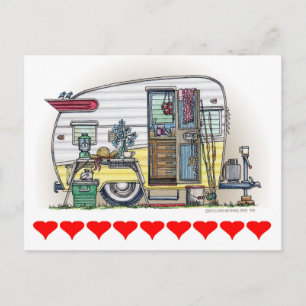 Carte Postale Remorque Camper Shasta RV