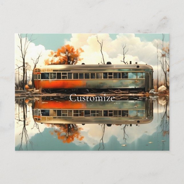 Carte Postale Remorque Caravan vintage RV Thunder_Cove (Devant)
