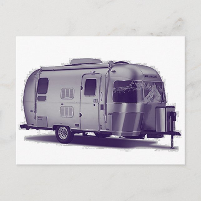 Carte Postale Remorque violette (Devant)